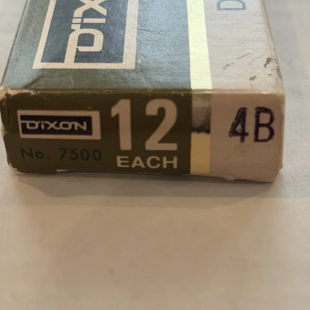 Vintage Dixon DTR Drafting Tracing Reproduction Pencils No 7500 4B Lot of 10